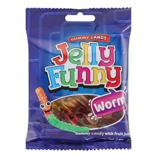 JELLY FUNNY WORM 70G