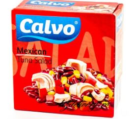 CALVO  SALATA DE TON CU AMESTEC DE LEGUME 150G