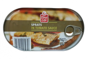 FINE LIFE SPROT IN SOS TOMAT 170G