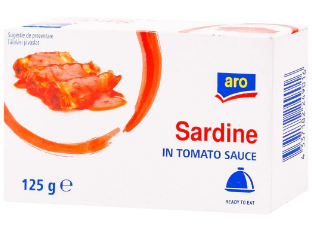 ARO SARDINE IN SOS TOMAT 125G