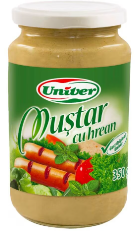 UNIVER MUSTAR CU HREAN 350G