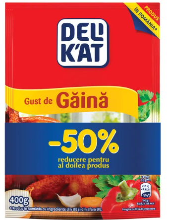 DELIK'AT GUST DE GAINA 1+1 400G