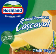 HOCHLAND BRANZA TOPITA CU CASCAVAL 140G