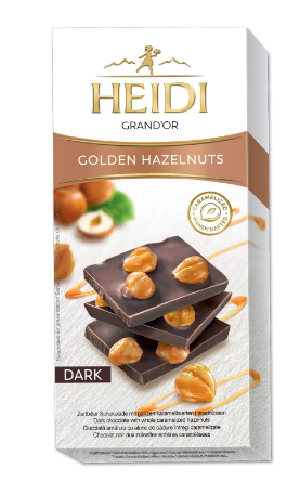 HEIDI GRAND'OR GOLDEN HAZELNUTS DARK 80G