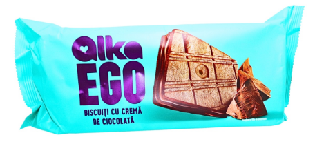 ALKA EGO BISCUITI CU CREMA DE CIOCOLATA 143G