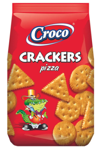 CROCO CRACKERS PIZZA 100G