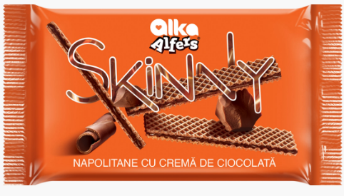 ALKA ALFERS SKINNY  CU CREMA DE CIOCOLATA 57G