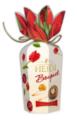 HEIDI BOUQUET MILK & HAZELNUTS 120G