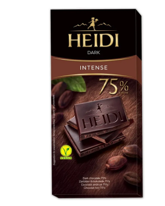 HEIDI DARK INTENSE 75% CACAO 80G