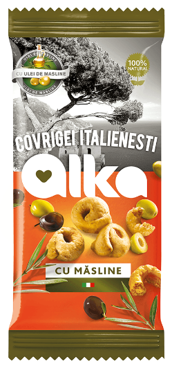 ALKA COVRIGEI ITALIENESTI CU MASLINE 100G