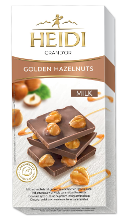 HEIDI GRAND'OR GOLDEN HEZELNUTS MILK 80G