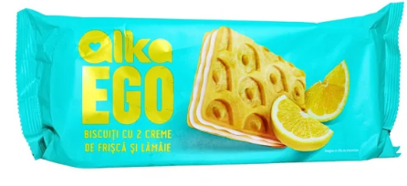 ALKA EGO BISCUITI CU 2 CREME DE FISCA SI LAMAIE 135G