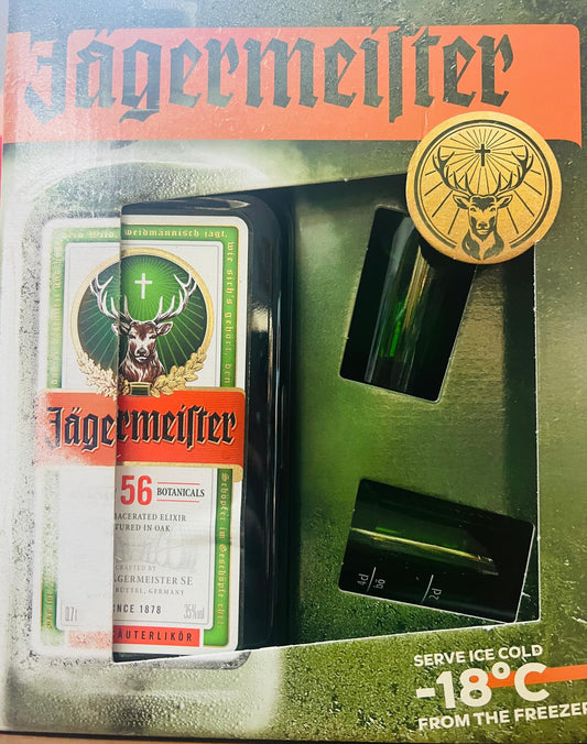 JAGERMEISTER 0.7ML + 2 PAHARE